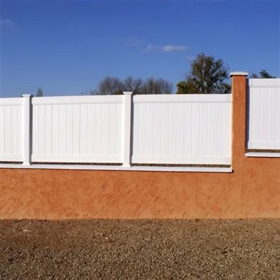 Panneaux de clôture de maison en PVC